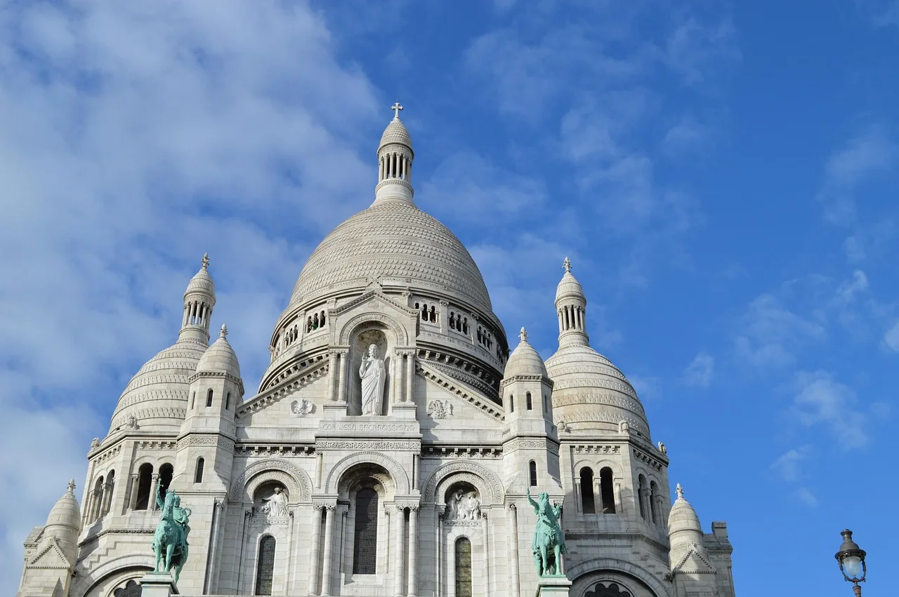 hellig, hjerte, basilica of the sacred heart, monument, paris